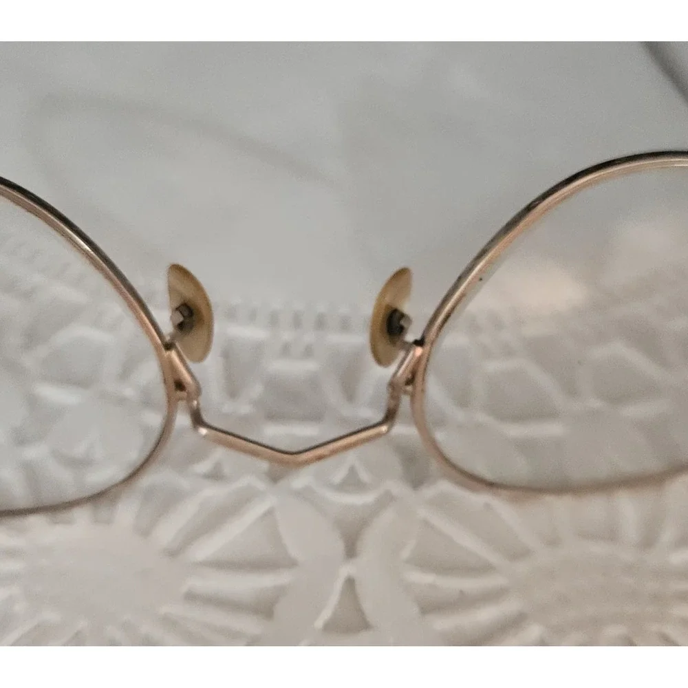Antique 12K Gold Filled Spectacles Eye Glasses W Case